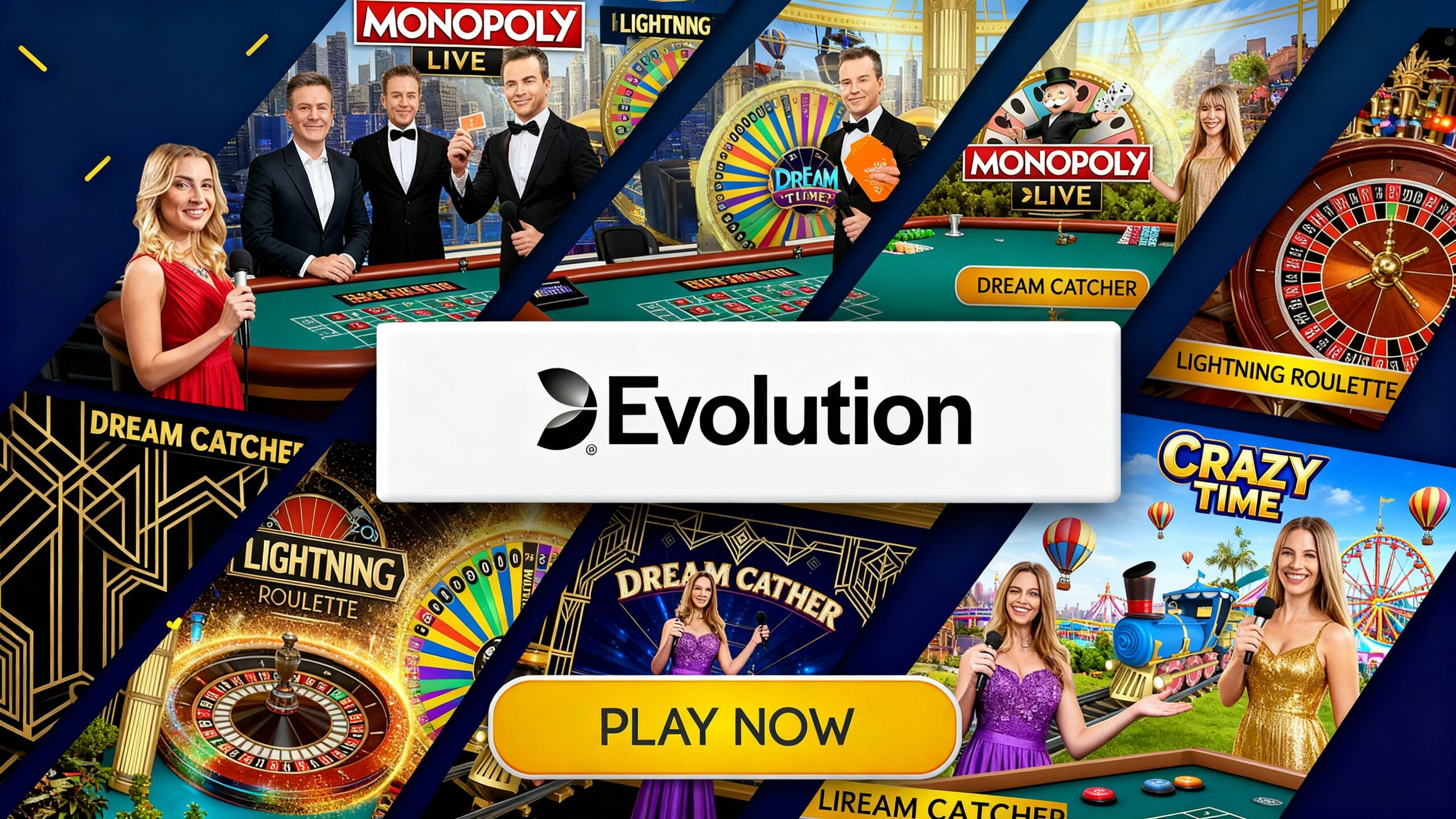 Top 5 jogos da Evolution Gaming